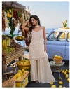 Divya By Sayuri Georgette Readymade Sharara Suits With Chokar Dupatta
